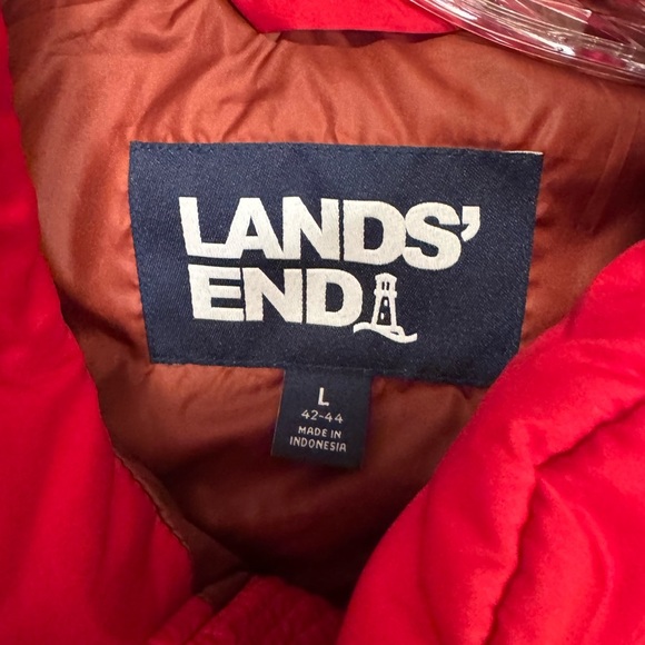 Lands' End down vest size Large 42-44 - Picture 3 of 3